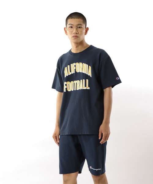 Champion（チャンピオン）の「【Champion/チャンピオン】メンズ リバースウィーブ(R) ショートスリーブTシャツ（Tシャツ/カットソー・メンズ・グレー/オートミール/ホワイト/ネイビー/ブラック/ライトグリーン・MEDIUM/LARGE/X-LARGE）」の6枚目の写真