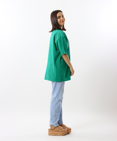 Champion（チャンピオン）の「【Champion/チャンピオン】メンズ リバースウィーブ(R) ショートスリーブTシャツ（Tシャツ/カットソー・メンズ・グレー/オートミール/ホワイト/ネイビー/ブラック/ライトグリーン・MEDIUM/LARGE/X-LARGE）」の21枚目の写真