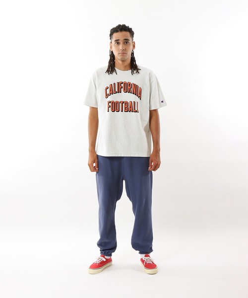 Champion（チャンピオン）の「【Champion/チャンピオン】メンズ リバースウィーブ(R) ショートスリーブTシャツ（Tシャツ/カットソー・メンズ・グレー/オートミール/ホワイト/ネイビー/ブラック/ライトグリーン・MEDIUM/LARGE/X-LARGE）」の8枚目の写真