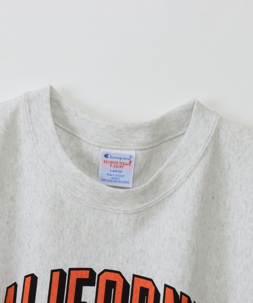 Champion（チャンピオン）の「【Champion/チャンピオン】メンズ リバースウィーブ(R) ショートスリーブTシャツ（Tシャツ/カットソー・メンズ・グレー/オートミール/ホワイト/ネイビー/ブラック/ライトグリーン・MEDIUM/LARGE/X-LARGE）」の15枚目の写真