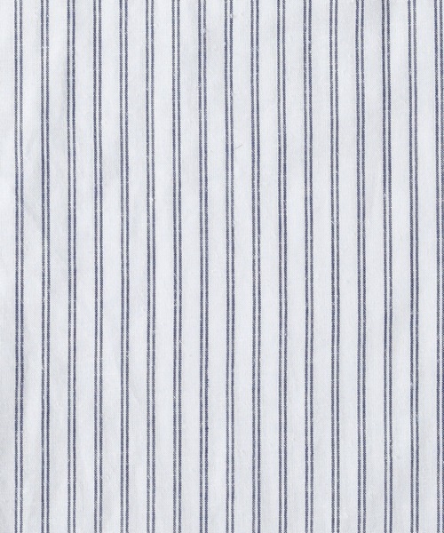 BACK NUMBER（バックナンバー）の「【BACK NUMBER】サラサラリネン混ストライプ（シャツ/ブラウス・メンズ・ホワイト/サックスブルー/ベージュ・S/M/L/XL）」の7枚目の写真