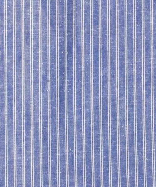 BACK NUMBER（バックナンバー）の「【BACK NUMBER】サラサラリネン混ストライプ（シャツ/ブラウス・メンズ・ホワイト/サックスブルー/ベージュ・S/M/L/XL）」の9枚目の写真