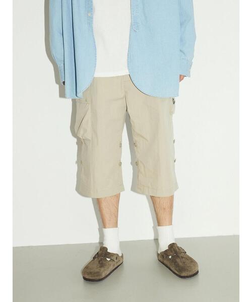 CRAFT STANDARD BOUTIQUE(クラフトスタンダードブティック)の「綿ナイロンダンプクロップドパンツ◆(その他パンツ・メンズ・ベージュ/アイボリー/ブラック・M/L/LL)」の4枚目の写真