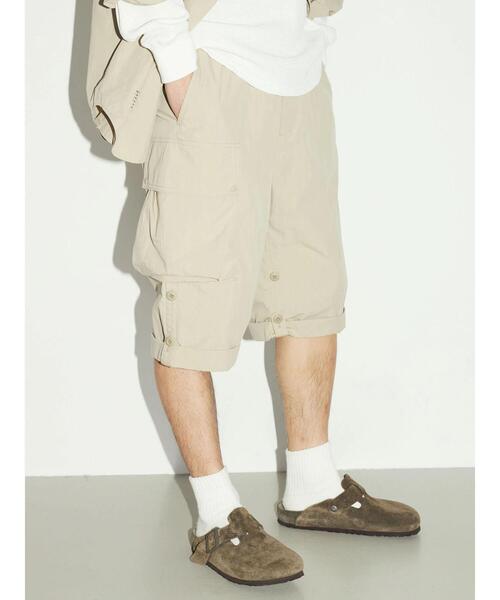 CRAFT STANDARD BOUTIQUE(クラフトスタンダードブティック)の「綿ナイロンダンプクロップドパンツ◆(その他パンツ・メンズ・ベージュ/アイボリー/ブラック・M/L/LL)」の6枚目の写真