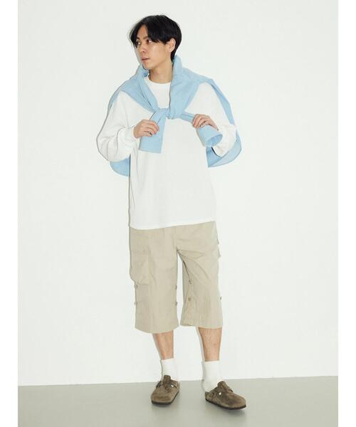 CRAFT STANDARD BOUTIQUE(クラフトスタンダードブティック)の「綿ナイロンダンプクロップドパンツ◆(その他パンツ・メンズ・ベージュ/アイボリー/ブラック・M/L/LL)」の12枚目の写真