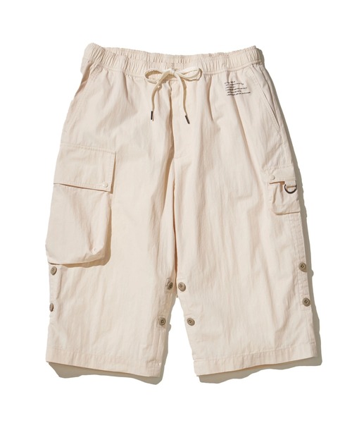 CRAFT STANDARD BOUTIQUE(クラフトスタンダードブティック)の「綿ナイロンダンプクロップドパンツ◆(その他パンツ・メンズ・ベージュ/アイボリー/ブラック・M/L/LL)」の2枚目の写真