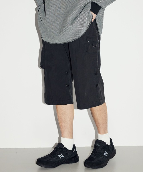 CRAFT STANDARD BOUTIQUE(クラフトスタンダードブティック)の「綿ナイロンダンプクロップドパンツ◆(その他パンツ・メンズ・ベージュ/アイボリー/ブラック・M/L/LL)」の3枚目の写真