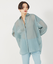 qualite | ソフトオーガンジードロップシャツ(シャツ/ブラウス)