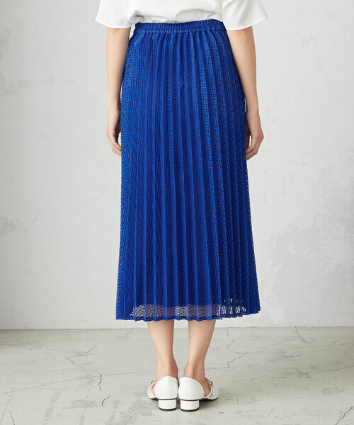 COMME CA ISM（コムサイズム）の「レース プリーツスカート（スカート・レディース・ブラック/ホワイト/ブルー・LARGE/MEDIUM）」の15枚目の写真