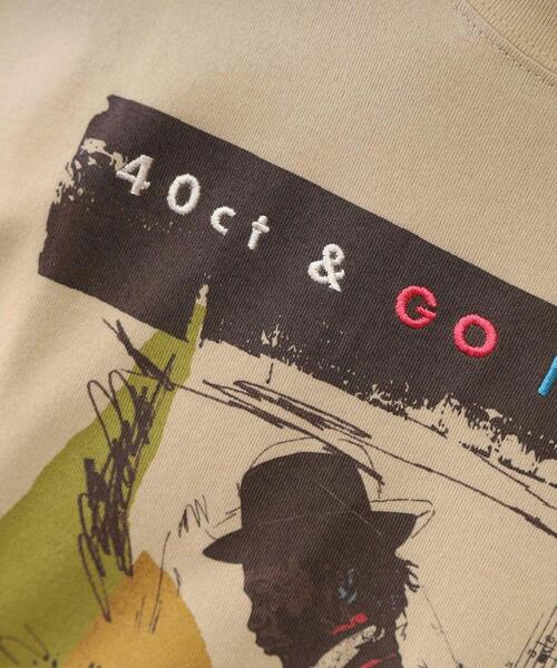40ｃｔ＆525（フォーティーカラッツアンドゴーニーゴ）の「◆【Sサイズ～】ピアニストプリントTシャツ（Tシャツ/カットソー・メンズ・ホワイト/ライトグレー/ライトベージュ・01/02/03/04）」の7枚目の写真