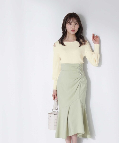 PROPORTION BODY DRESSING（プロポーションボディドレッシング）の「ショルダースリットニット / 1213170307（ニット/セーター・レディース・ブルー/グレー/ホワイト系その他・FREE）」の14枚目の写真