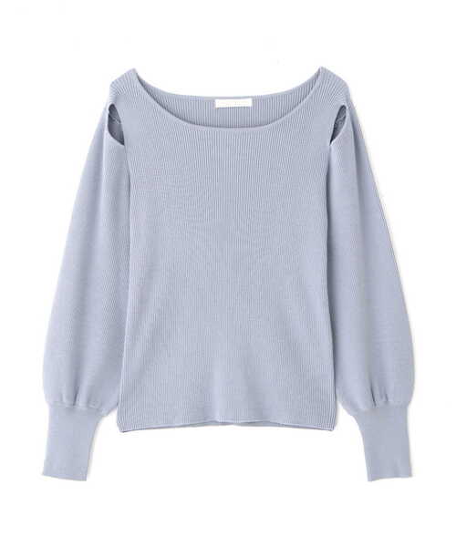 PROPORTION BODY DRESSING（プロポーションボディドレッシング）の「ショルダースリットニット / 1213170307（ニット/セーター・レディース・ブルー/グレー/ホワイト系その他・FREE）」の17枚目の写真