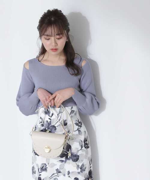 PROPORTION BODY DRESSING（プロポーションボディドレッシング）の「ショルダースリットニット / 1213170307（ニット/セーター・レディース・ブルー/グレー/ホワイト系その他・FREE）」の18枚目の写真