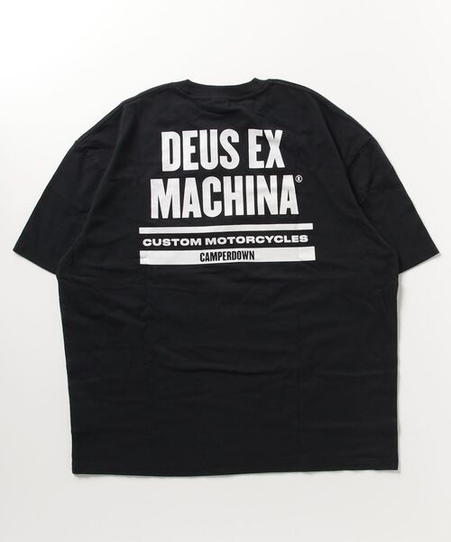 DEUS EX MACHINA（デウスエクスマキナ）の「TEAM DEUS TEE（Tシャツ/カットソー・メンズ・ブラック/オレンジ・MEDIUM/LARGE/SMALL/X-SMALL）」の5枚目の写真