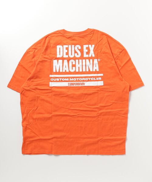 DEUS EX MACHINA（デウスエクスマキナ）の「TEAM DEUS TEE（Tシャツ/カットソー・メンズ・ブラック/オレンジ・MEDIUM/LARGE/SMALL/X-SMALL）」の6枚目の写真