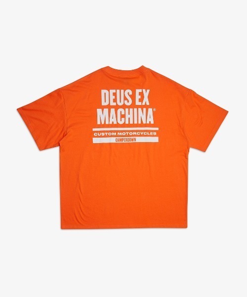DEUS EX MACHINA（デウスエクスマキナ）の「TEAM DEUS TEE（Tシャツ/カットソー・メンズ・ブラック/オレンジ・MEDIUM/LARGE/SMALL/X-SMALL）」の18枚目の写真