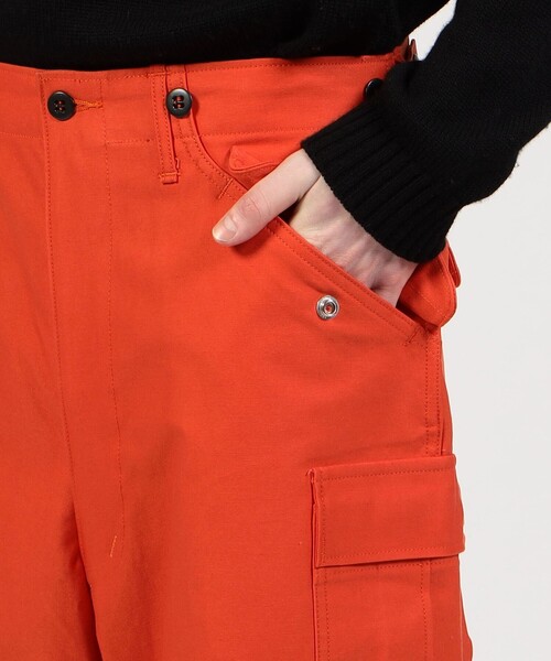 TUKI（ツキ）の「TUKI FIELD CARGO コットン カーゴパンツ（カーゴパンツ・メンズ・オレンジ/ブラック・2/S）」の10枚目の写真