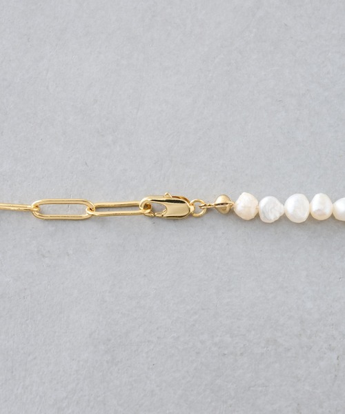 BEARDSLEY(ビアズリー)の「【クロレ】淡水パールコンビアレンジネックレス(ネックレス・レディース・ゴールド・FREE)」の4枚目の写真