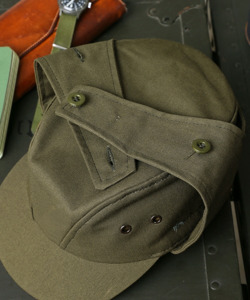 MILITARY(ミリタリー)の「実物 新品 デッドストック チェコ軍 M85 FIELD CAP フィールドキャップ(キャップ・メンズ・オリーブ・54/55/56/57/58)」の5枚目の写真