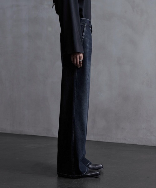 【CALLNE】Semi Flare Denim Pants / セミフレア デニムパンツ(デニムパンツ)|CALLNE(カルネ) 【CALLNE】Semi Flare Denim Pants / セミフレア デニムパンツ(デニムパンツ)|CALLNE(カルネ)