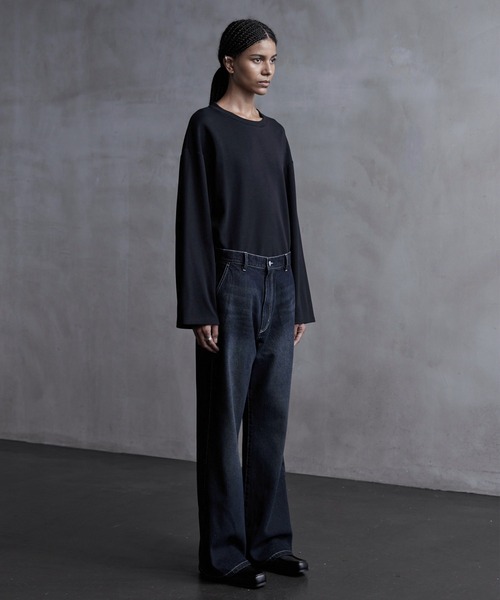 【CALLNE】Semi Flare Denim Pants / セミフレア デニムパンツ(デニムパンツ)|CALLNE(カルネ) 【CALLNE】Semi Flare Denim Pants / セミフレア デニムパンツ(デニムパンツ)|CALLNE(カルネ)