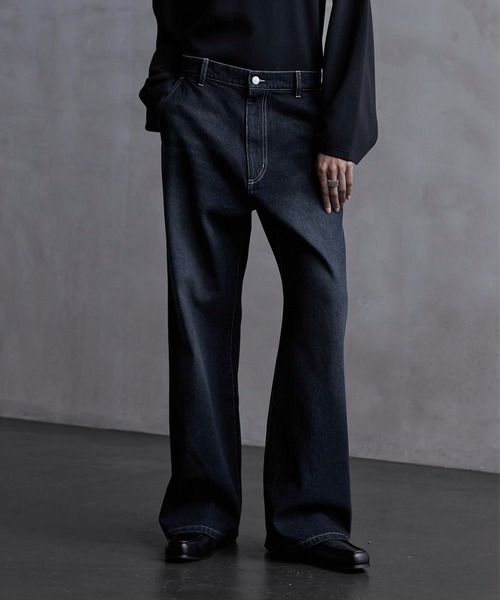 【CALLNE】Semi Flare Denim Pants / セミフレア デニムパンツ(デニムパンツ)|CALLNE(カルネ) 【CALLNE】Semi Flare Denim Pants / セミフレア デニムパンツ(デニムパンツ)|CALLNE(カルネ)