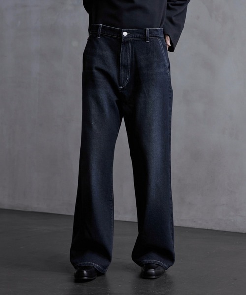 【CALLNE】Semi Flare Denim Pants / セミフレア デニムパンツ(デニムパンツ)|CALLNE(カルネ) 【CALLNE】Semi Flare Denim Pants / セミフレア デニムパンツ(デニムパンツ)|CALLNE(カルネ)