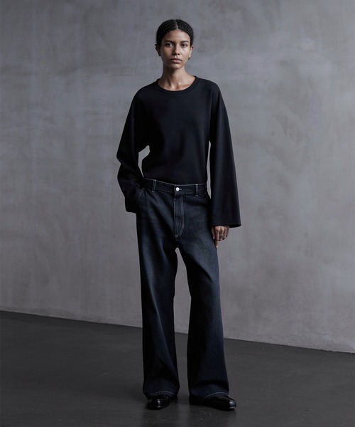 【CALLNE】Semi Flare Denim Pants / セミフレア デニムパンツ(デニムパンツ)|CALLNE(カルネ) 【CALLNE】Semi Flare Denim Pants / セミフレア デニムパンツ(デニムパンツ)|CALLNE(カルネ)