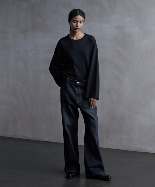 【CALLNE】Semi Flare Denim Pants / セミフレア デニムパンツ(デニムパンツ)|CALLNE(カルネ) 【CALLNE】Semi Flare Denim Pants / セミフレア デニムパンツ(デニムパンツ)|CALLNE(カルネ)