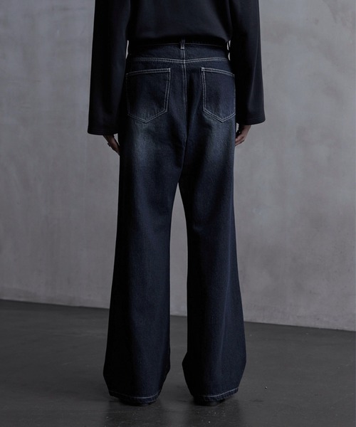 【CALLNE】Semi Flare Denim Pants / セミフレア デニムパンツ(デニムパンツ)|CALLNE(カルネ) 【CALLNE】Semi Flare Denim Pants / セミフレア デニムパンツ(デニムパンツ)|CALLNE(カルネ)