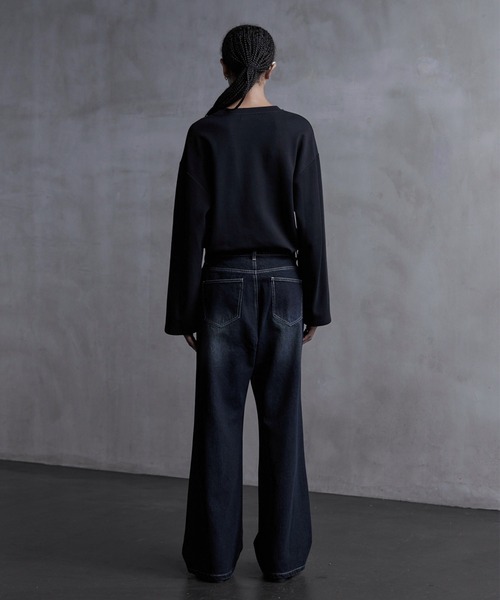 【CALLNE】Semi Flare Denim Pants / セミフレア デニムパンツ(デニムパンツ)|CALLNE(カルネ) 【CALLNE】Semi Flare Denim Pants / セミフレア デニムパンツ(デニムパンツ)|CALLNE(カルネ)