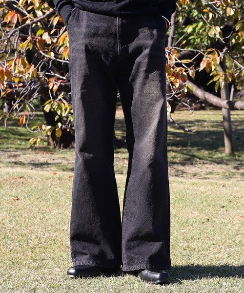 【CALLNE】Semi Flare Denim Pants / セミフレア デニムパンツ(デニムパンツ)|CALLNE(カルネ) 【CALLNE】Semi Flare Denim Pants / セミフレア デニムパンツ(デニムパンツ)|CALLNE(カルネ)