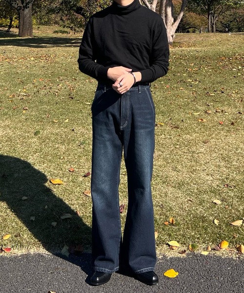 【CALLNE】Semi Flare Denim Pants / セミフレア デニムパンツ(デニムパンツ)|CALLNE(カルネ) 【CALLNE】Semi Flare Denim Pants / セミフレア デニムパンツ(デニムパンツ)|CALLNE(カルネ)