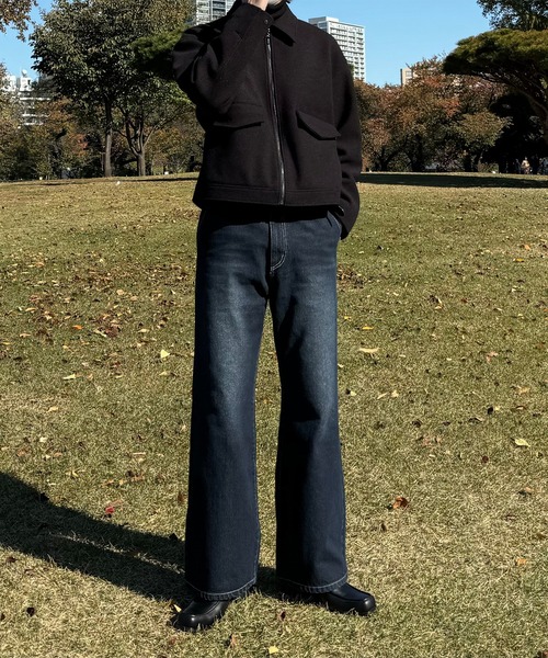 【CALLNE】Semi Flare Denim Pants / セミフレア デニムパンツ(デニムパンツ)|CALLNE(カルネ) 【CALLNE】Semi Flare Denim Pants / セミフレア デニムパンツ(デニムパンツ)|CALLNE(カルネ)