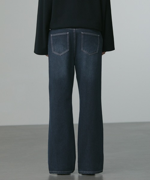 セール】【CALLNE】Semi Flare Denim Pants / セミフレア デニムパンツ