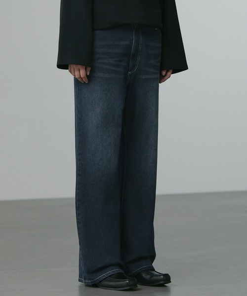 CALLNE】Semi Flare Denim Pants / セミフレア デニムパンツ（デニム