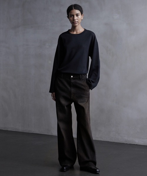 【CALLNE】Semi Flare Denim Pants / セミフレア デニムパンツ(デニムパンツ)|CALLNE(カルネ) 【CALLNE】Semi Flare Denim Pants / セミフレア デニムパンツ(デニムパンツ)|CALLNE(カルネ)