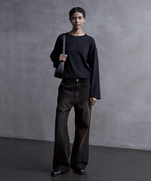 【CALLNE】Semi Flare Denim Pants / セミフレア デニムパンツ(デニムパンツ)|CALLNE(カルネ) 【CALLNE】Semi Flare Denim Pants / セミフレア デニムパンツ(デニムパンツ)|CALLNE(カルネ)