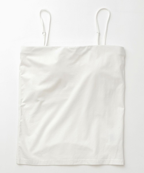 A part by（アパートバイ）の「カップツキ２WAYベアキャミ（タンクトップ・レディース・ライトベージュ/オフホワイト/ブラック・FREE）」の2枚目の写真