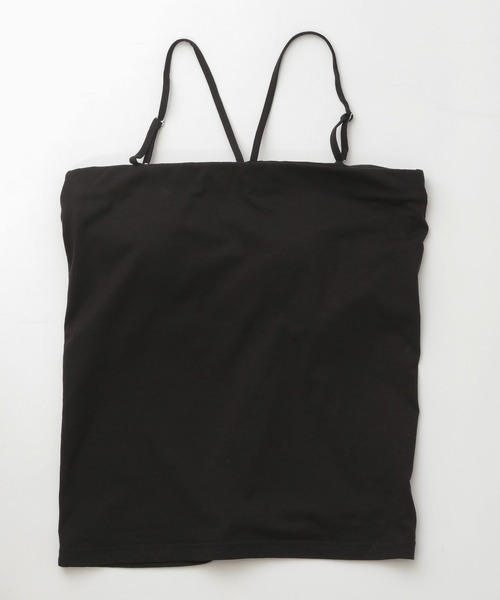 A part by（アパートバイ）の「カップツキ２WAYベアキャミ（タンクトップ・レディース・ライトベージュ/オフホワイト/ブラック・FREE）」の8枚目の写真