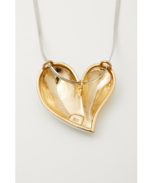 SLY（スライ）の「HEART MOTIF N/C ハートモチーフ ネックレス（ネックレス・レディース・マルチ・FREE）」の5枚目の写真