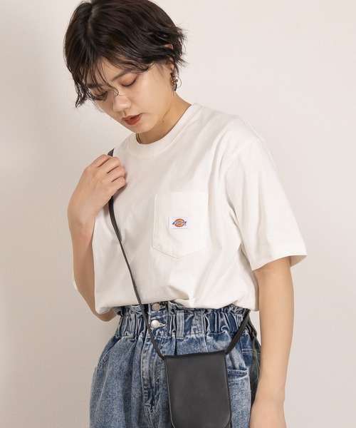 Dickies(ディッキーズ)の「【DICKIES/ディッキーズ】オーバーサイズミニワッペンポケットTシャツ/ユニセックス(Tシャツ/カットソー・メンズ・ホワイト/ブラック/ネイビー/ブルー/マスタード/グリーン・M/L/XL)」の2枚目の写真