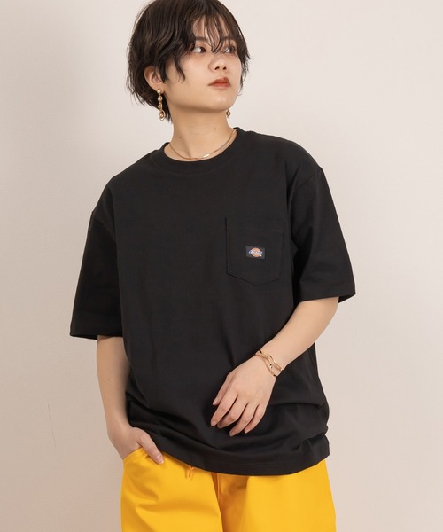 Dickies(ディッキーズ)の「【DICKIES/ディッキーズ】オーバーサイズミニワッペンポケットTシャツ/ユニセックス(Tシャツ/カットソー・メンズ・ホワイト/ブラック/ネイビー/ブルー/マスタード/グリーン・M/L/XL)」の13枚目の写真