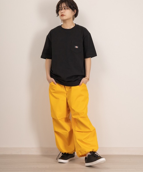 Dickies(ディッキーズ)の「【DICKIES/ディッキーズ】オーバーサイズミニワッペンポケットTシャツ/ユニセックス(Tシャツ/カットソー・メンズ・ホワイト/ブラック/ネイビー/ブルー/マスタード/グリーン・M/L/XL)」の7枚目の写真