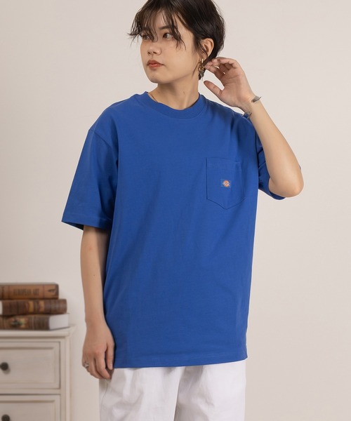 Dickies(ディッキーズ)の「【DICKIES/ディッキーズ】オーバーサイズミニワッペンポケットTシャツ/ユニセックス(Tシャツ/カットソー・メンズ・ホワイト/ブラック/ネイビー/ブルー/マスタード/グリーン・M/L/XL)」の17枚目の写真