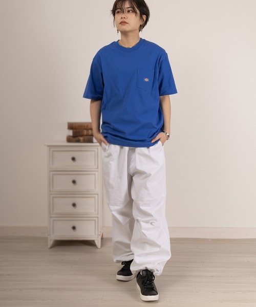 Dickies(ディッキーズ)の「【DICKIES/ディッキーズ】オーバーサイズミニワッペンポケットTシャツ/ユニセックス(Tシャツ/カットソー・メンズ・ホワイト/ブラック/ネイビー/ブルー/マスタード/グリーン・M/L/XL)」の11枚目の写真
