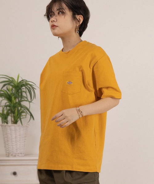 Dickies(ディッキーズ)の「【DICKIES/ディッキーズ】オーバーサイズミニワッペンポケットTシャツ/ユニセックス(Tシャツ/カットソー・メンズ・ホワイト/ブラック/ネイビー/ブルー/マスタード/グリーン・M/L/XL)」の14枚目の写真