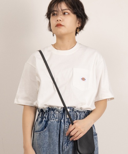 Dickies(ディッキーズ)の「【DICKIES/ディッキーズ】オーバーサイズミニワッペンポケットTシャツ/ユニセックス(Tシャツ/カットソー・メンズ・ホワイト/ブラック/ネイビー/ブルー/マスタード/グリーン・M/L/XL)」の16枚目の写真