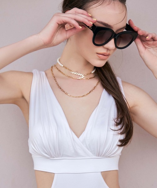 EIMY ISTOIRE（エイミーイストワール）の「eimyチェーンパールチョーカー（チョーカー・レディース・ゴールド・FREE）」の7枚目の写真