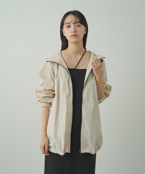 【撥水/抗菌防臭】マウンテンパーカー(パッカブル)（ナイロンジャケット）｜earthy（アーシー）